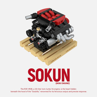 R35 VR38 Mini Engine