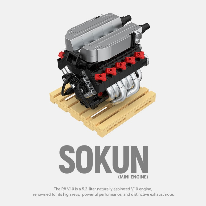 R8 V10 Mini Engine