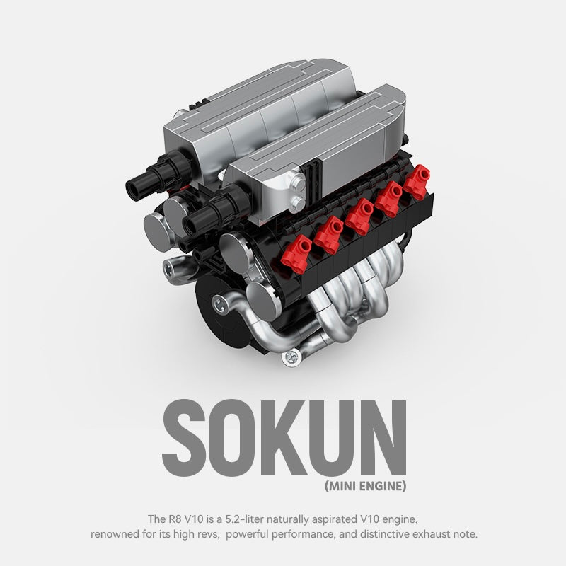 R8 V10 Mini Engine
