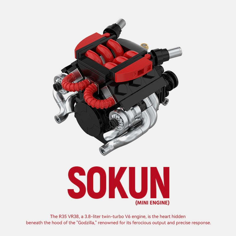 R35 VR38 Mini Engine