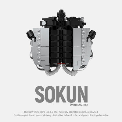 DB9 V12 Mini Engine