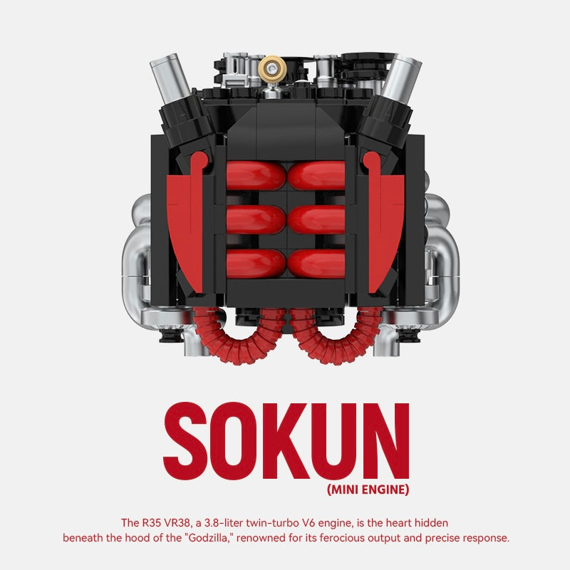 R35 VR38 Mini Engine