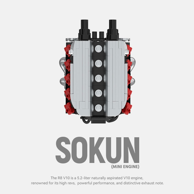 R8 V10 Mini Engine